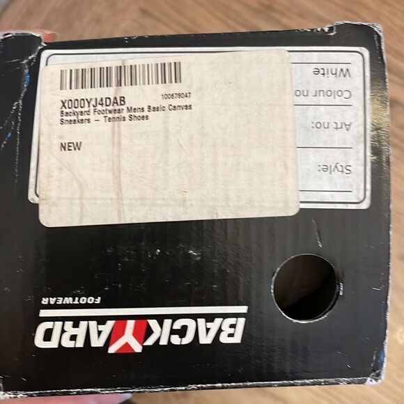 BACKYARD FOOTWEAR SNEAKERS.  NEW IN BOX.   SIZE IS 46 or 12.5 US - Picture 8 of 8